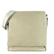 Louis Vuitton Vintage Pre-owned Laeder crossbodyvskor White, Dam