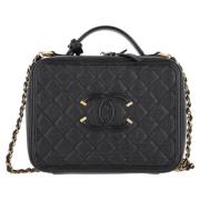 Chanel Vintage Pre-owned Laeder chanel-vskor Black, Dam