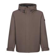 Moncler Justerbar huva brun jacka Brown, Herr