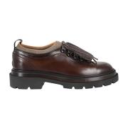 Santoni Alpine Läderskor Brown, Herr