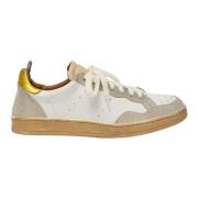 Elia Maurizi Vit Sneaker med Metallackent White, Dam