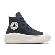 Converse Lyxiga Mocka Platform Sneakers Blue, Dam