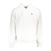 Fila Vit Sweatshirt med Tryck och Långa ärmar White, Herr