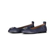 Hugo Boss Monogramdetalj Ballerinaskor Blue, Dam