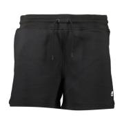 K-Way Sportiga Svarta Damshorts med Elastisk Midja Black, Herr