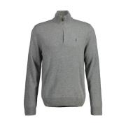 Ralph Lauren Kort zip tröja Gray, Herr