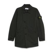 Stone Island Blygrå Quiltad Kappa Gray, Herr