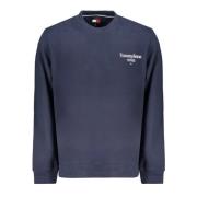 Tommy Hilfiger Blå Långärmad Sweatshirt med Logotyp Blue, Herr