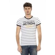 Trussardi Casual T-shirt med korta ärmar White, Herr