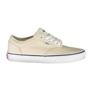 Vans Sportiga Beige Snörskor med Kontrastdetaljer Beige, Dam