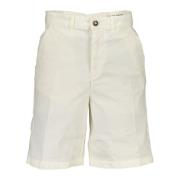 North Sails Vita Bermuda Shorts Regular Fit Logo White, Herr