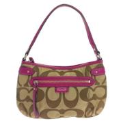 Coach Pre-owned Pre-owned Canvas handvskor Brown, Dam