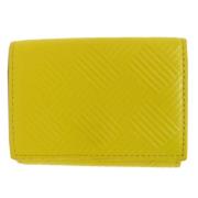 Bottega Veneta Vintage Pre-owned Laeder plnbcker Yellow, Dam