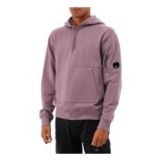 C.p. Company Lila Fleece Hoodie med Linsdetalj Purple, Herr