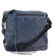 Balenciaga Vintage Pre-owned Laeder balenciaga-vskor Blue, Dam