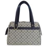 Louis Vuitton Vintage Pre-owned Canvas handvskor Blue, Dam