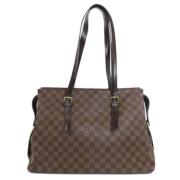 Louis Vuitton Vintage Pre-owned Canvas axelremsvskor Brown, Dam