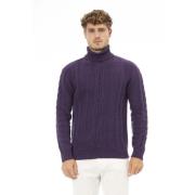 Alpha Studio Tröja - Långärmad - Regular Fit Purple, Herr