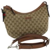 Gucci Vintage Pre-owned Canvas gucci-vskor Brown, Dam