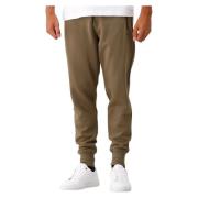 Genti Bruna Sweatpants med Elastisk Midja Brown, Herr