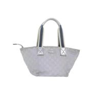 Gucci Vintage Pre-owned Canvas totevskor Gray, Dam