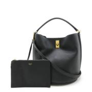 Celine Vintage Pre-owned Laeder axelremsvskor Black, Dam