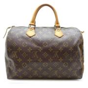 Louis Vuitton Vintage Pre-owned Canvas handvskor Brown, Dam