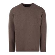 Moncler Jumbo Crewneck Ull Kashmir Tröja Brown, Herr