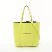 Balenciaga Vintage Pre-owned Laeder handvskor Yellow, Dam