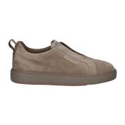 Santoni Beige Victory Sneaker Beige, Herr