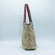 Gucci Vintage Pre-owned Canvas gucci-vskor Beige, Dam