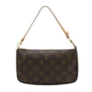 Louis Vuitton Vintage Pre-owned Canvas kuvertvskor Brown, Dam