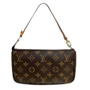 Louis Vuitton Vintage Pre-owned Canvas kuvertvskor Brown, Dam