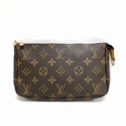 Louis Vuitton Vintage Pre-owned Canvas kuvertvskor Brown, Dam