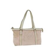 Gucci Vintage Pre-owned Canvas totevskor Pink, Dam