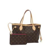 Louis Vuitton Vintage Pre-owned Canvas handvskor Brown, Dam