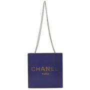 Chanel Vintage Pre-owned Tyg chanel-vskor Purple, Dam