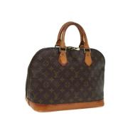 Louis Vuitton Vintage Pre-owned Canvas handvskor Brown, Dam