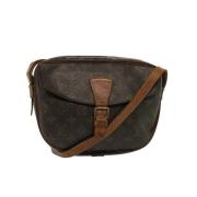 Louis Vuitton Vintage Pre-owned Canvas axelremsvskor Brown, Dam