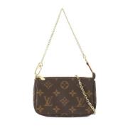 Louis Vuitton Vintage Pre-owned Canvas handvskor Brown, Dam