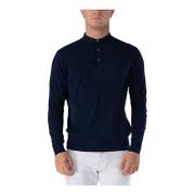 At.P.Co Polo Sweater Drop Blue, Herr