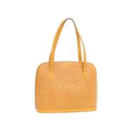 Louis Vuitton Vintage Pre-owned Laeder axelremsvskor Yellow, Dam