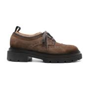 Santoni Brun Mocka Strumpa Brown, Herr