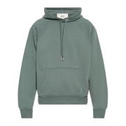 Ami Paris Sweatshirt med logotyp Green, Herr