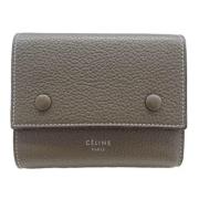 Celine Vintage Pre-owned Laeder plnbcker Gray, Dam