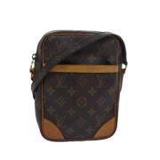 Louis Vuitton Vintage Pre-owned Canvas axelremsvskor Brown, Dam