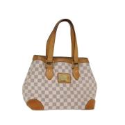 Louis Vuitton Vintage Pre-owned Canvas axelremsvskor Beige, Dam