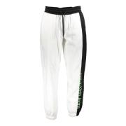 Calvin Klein Vit Herr Sportig Sweatpants med Elastisk Midja White, Dam