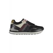 Carrera Sportiga Sneakers i Svart Polyesterblandning Black, Herr