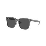 Ray-Ban Stiliga Grå Solglasögon med Mörka Linser Black, Unisex